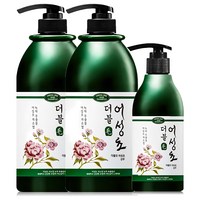 더블모 어성초 샴푸 탈모 1000ml x 2개 + 300ml 1개 추가증정