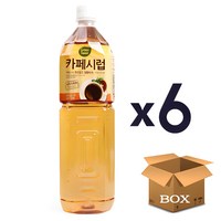 그린스위트 카페시럽, 1.5L, 6개