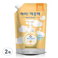 아이깨끗해 폼 핸드솝 순 파우더향 리필, 2개, 600ml