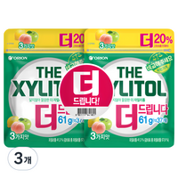 오리온 달지않아 깔끔한 더 자일리톨 리필, 122g, 3개