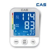 [CAS] 카스 국내생산 한글표기 건전지식 휴대용 디지털 자동 혈압계 혈압측정기 MDB227 가정용 병원용, 1개