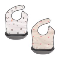 노르디코 킨더 턱받이 2p, 숲속친구, 핑크여우, 1세트