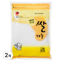 뚜레반 국내산 쌀가루, 1kg, 2개