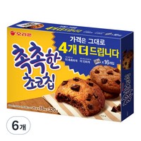 오리온 촉촉한 초코칩, 320g, 6개