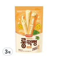 아이배냇 한손에 쏙 롱떡뻥, 3개, 30g, 단호박맛