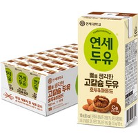 연세두유 고칼슘두유 호두&아몬드, 180ml, 24개