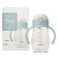 마더케이 허그 추 유아용 빨대컵 300ml, 1개, 민트