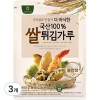 농협식품 쌀튀김가루, 3개, 450g