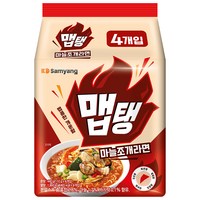 맵탱 마늘조개라면 110g, 4개