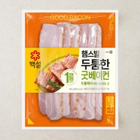 백설 햄스빌 두툼한 굿 베이컨, 340g, 1개