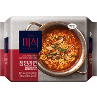 더미식 장인라면 얼큰한맛 116g, 4개