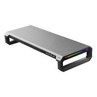 조이트론 게이밍 RGB USB 스마트폰거치 모니터받침대 GMS-50, 실버, 1개