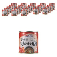 유동 뚝배기 번데기탕 얼큰한맛, 280g, 24개