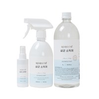 엄마랑아기랑 살균 소독제 1L + 500ml + 70ml 세트, 1세트, 500ml+70ml+1L