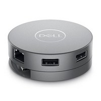 델 멀티 7포트 USB-C 모바일 어댑터 DA310, 실버, 1개