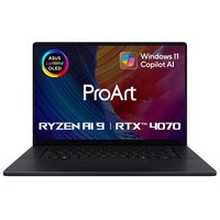 에이수스 2024 프로아트 P16 라이젠9 라이젠 AI 300시리즈 지포스 RTX 4070, 나노 블랙, H7606WI-ME140X, 1TB, 32GB, WIN11 Pro