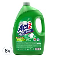 액츠 퍼펙트 딥클린 액상세제 본품, 3.3L, 6개