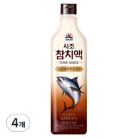 사조 참치액, 900ml, 4개