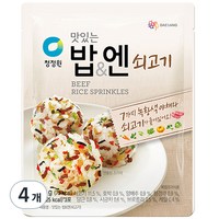 청정원 맛있는 밥&엔 쇠고기, 24g, 4개