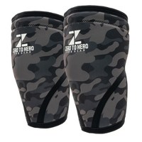 제로투히어로 네오프렌 무릎보호대 니슬리브 7mm Black camo 2p, 1세트