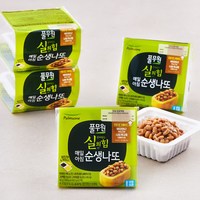 풀무원 실의 힘 매일아침 순생나또 8개입, 396g, 1개