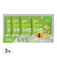 풀무원 두부칩 멀티그레인 4p, 3개, 200g