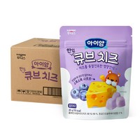 아이얌 한입 큐브치즈 10p, 블루베리, 1개, 200g