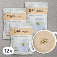 사랑과정성 양송이 크림스프 (냉장), 200g, 12개