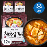 시집가는농산 시집가는 청국장 찌개 2인분 (냉동), 350g, 12팩