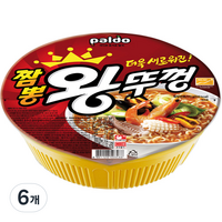 왕뚜껑 짬뽕 110g, 6개