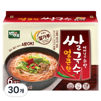 백제 얼큰한맛 쌀국수 멀티팩, 90g, 30개