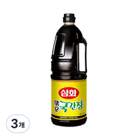 [삼화] 맑은 국간장, 1.8L, 3개