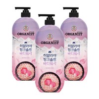 오가니스트 히말라야 핑크솔트 바디워시 퓨리파잉 로즈향, 865ml, 3개