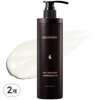 모레모 미라클 2X 단백질 극손상 헤어트리트먼트, 480ml, 2개