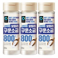 청정원 구운소금, 200g, 3개