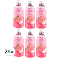 배스킨라빈스 과즙워터 피치 요거트, 500ml, 24개