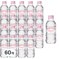 아워홈 지리산수 핑크, 330ml, 60개