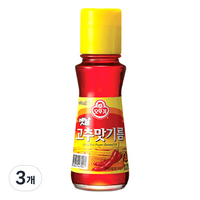 오뚜기옛날 고추맛 기름, 80ml, 3개