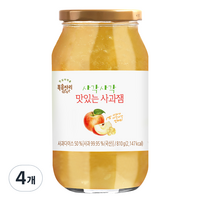 복음자리 사각사각 사과잼, 810g, 4개