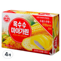 오뚜기 옥수수 마아가린, 200g, 4개