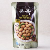 본죽 꽈리고추 메추리알 장조림, 1kg, 1개