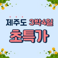 [전국출발] (알뜰기본)제주도 3박4일 실속 패키지