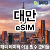 [대만] 대만 (중화통신) 4G eSIM 일별 해외여행 데이터전용 대만여행 필수 준비물