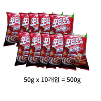 농심 포테토칩 엽떡오리지널맛, 500g, 1개