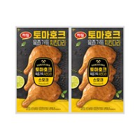 하림 토마호크치킨다리스모크 540g 2봉, 1세트