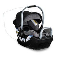 Britax Willow S 인퍼트 베이스 포함 유아용 카시트, 버드나무 SC, 핀도트 오닉스