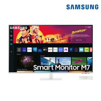 삼성전자 스마트모니터 M7 S43BM701 화이트 107.9cm 4K UHD