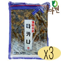 새마원 토호 타카나 일본 갓절임 갓장아찌, 1kg, 3개