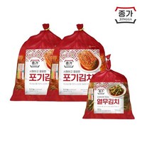 종가 종가집 중부식 포기김치 11kg + 열무김치 900g, 단품