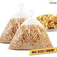 대용량 마카로니 1kg 뻥튀기 대용량과자 옛날과자, 2개